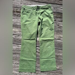 Old Navy Green Low-Rise Chinos